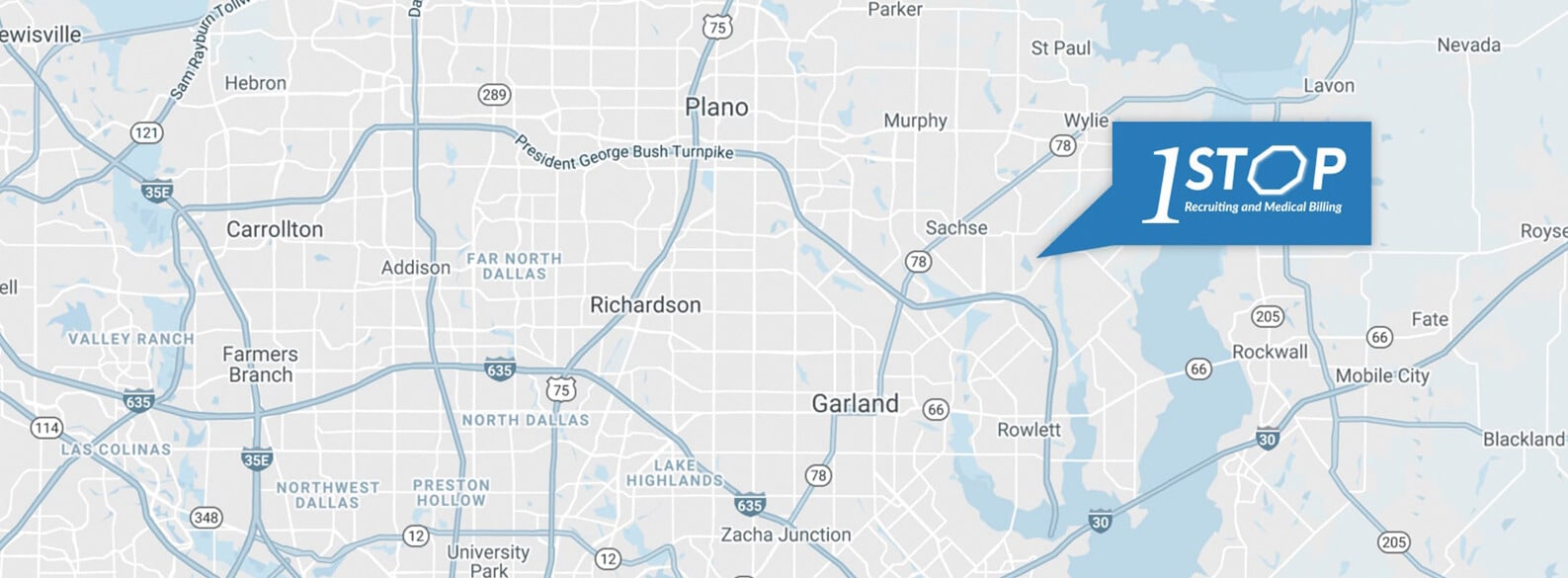 Houston Physician Staffing Services Map