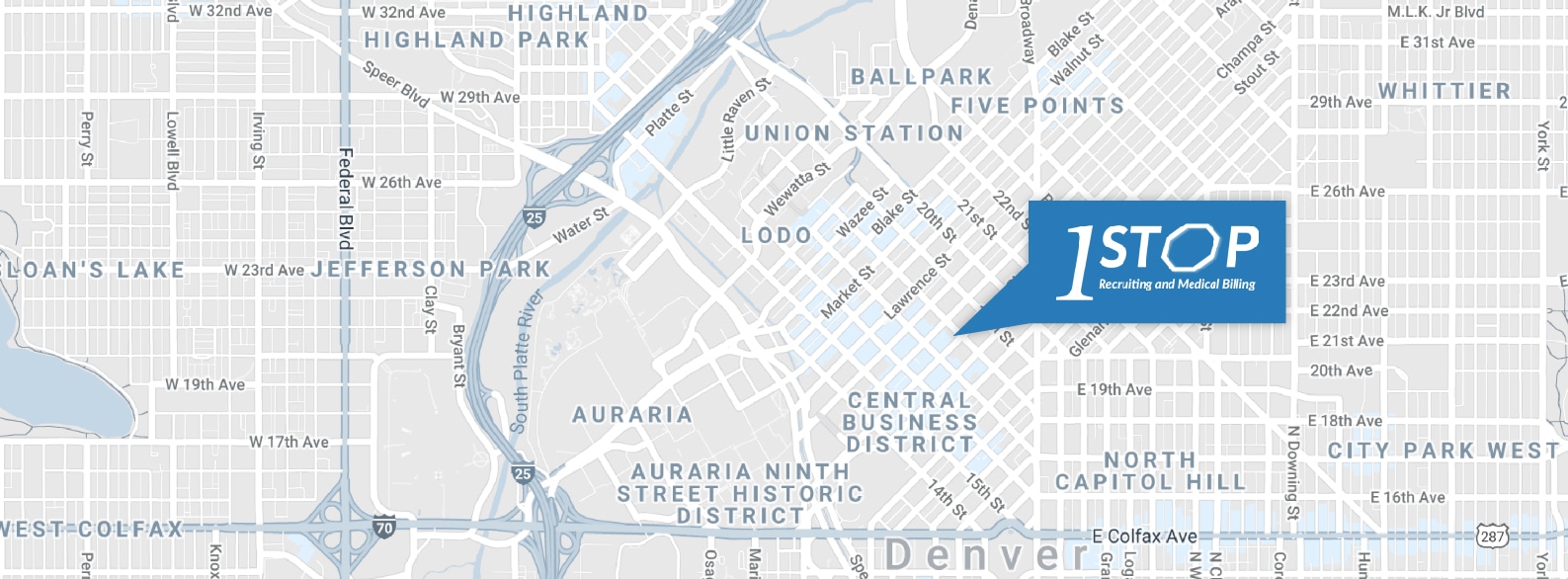 Colorado Medical Staffing Services Map
