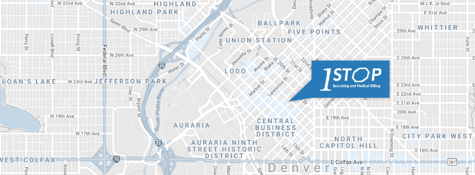 Colorado Medical Staffing Services Map