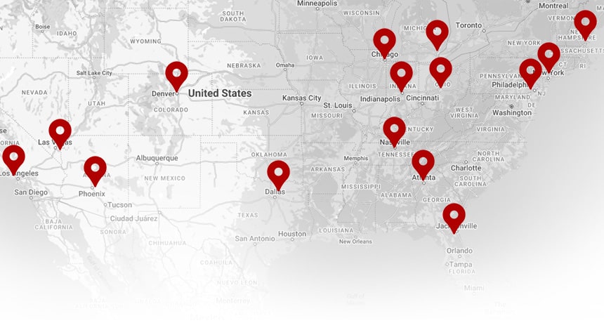 Find One Stop Recruiting Locations On The United States Map